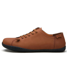 VMUKSAN Leather Mens Loafers
