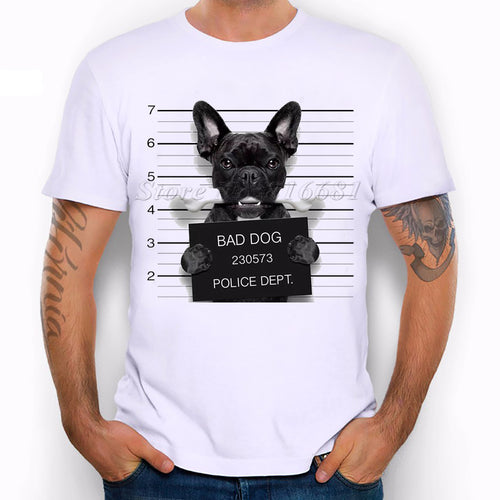 Bulldog Design T Shirt