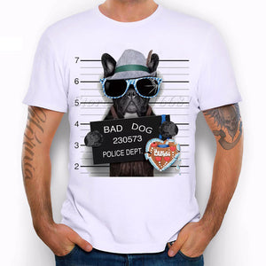 Bulldog Design T Shirt