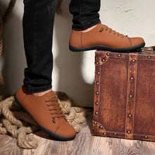VMUKSAN Leather Mens Loafers