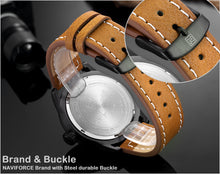NAVIFORCE Casual Leather Watch