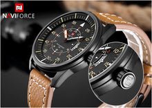 NAVIFORCE Casual Leather Watch