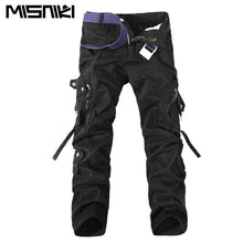 MISNIKI Multi-Pocket Cargo Pants