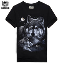 Rocksir 3d wolf T-shirt