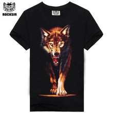 Rocksir 3d wolf T-shirt