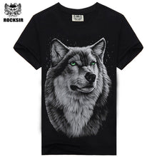 Rocksir 3d wolf T-shirt