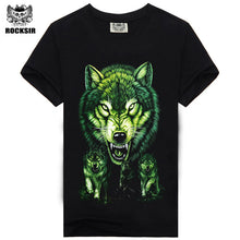 Rocksir 3d wolf T-shirt